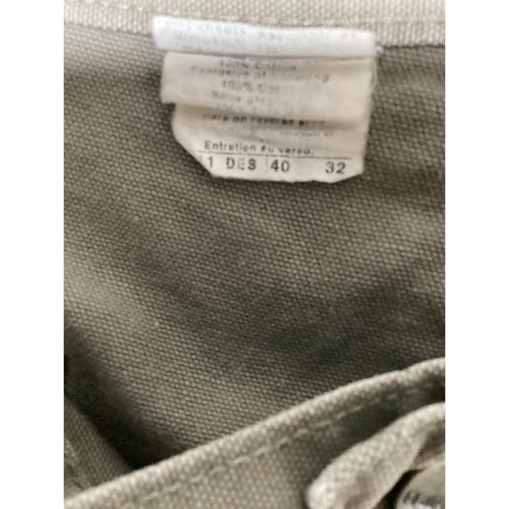 Carhartt Mens Size 40x32 Khaki Tan Duck Canvas Carpenter Work Pants Utility - Picture 3 of 8